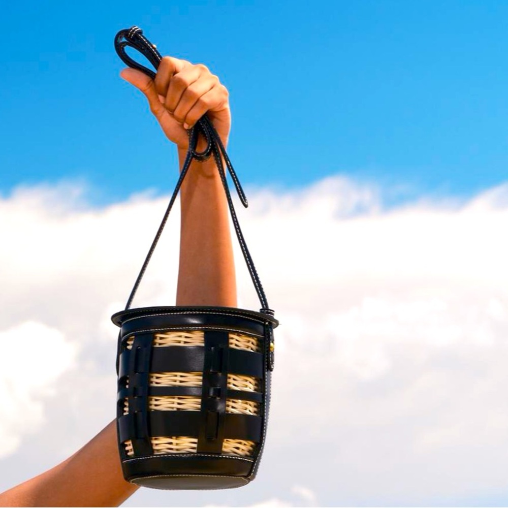 NWT ZARA CROSSBODY BUCKET BAG